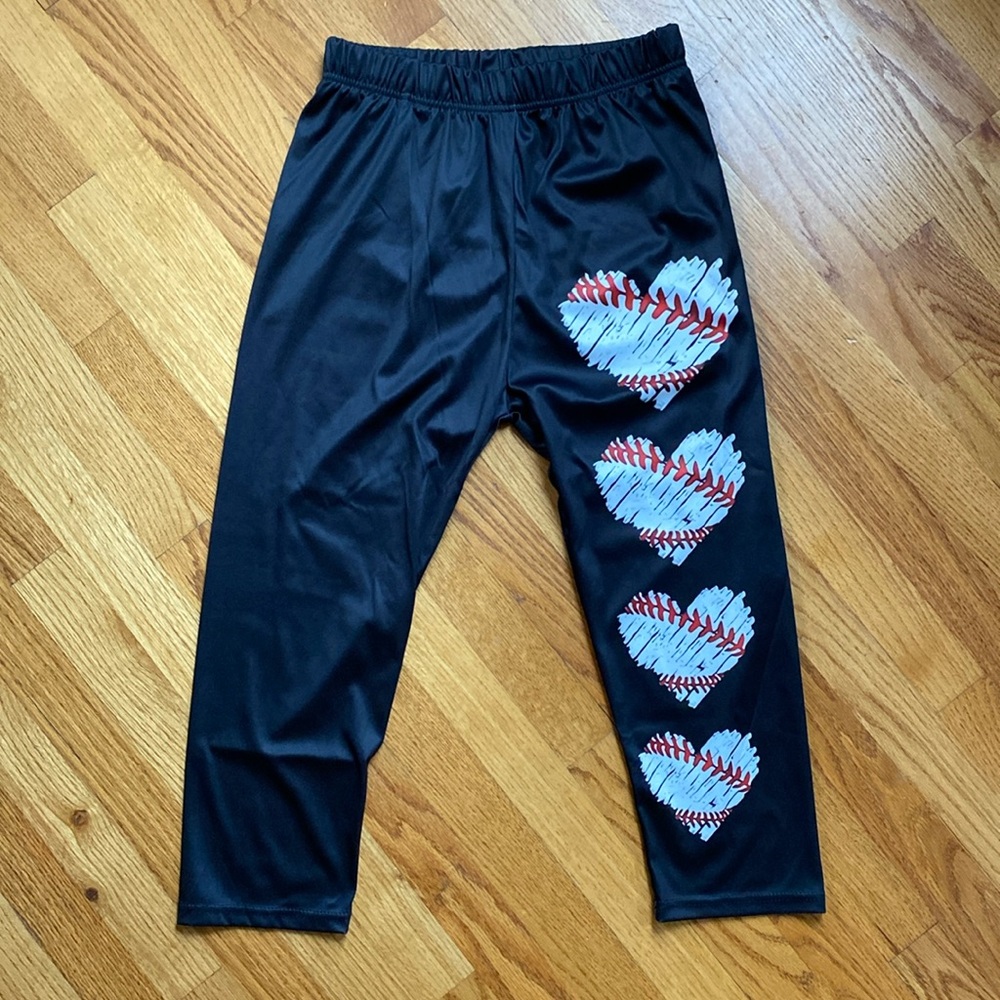 Comfy Baseball Leggings - M